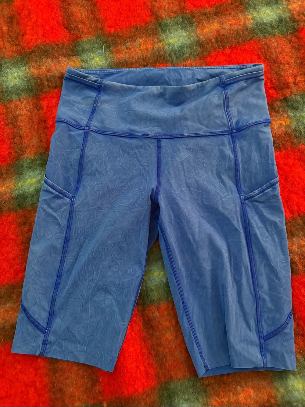 lululemon athletica Deep Blue High-Rise Bike Shorts